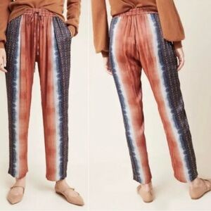 Anthropologie Conditions Apply Mallorca Pant Pull on Flowy Tapered Size S